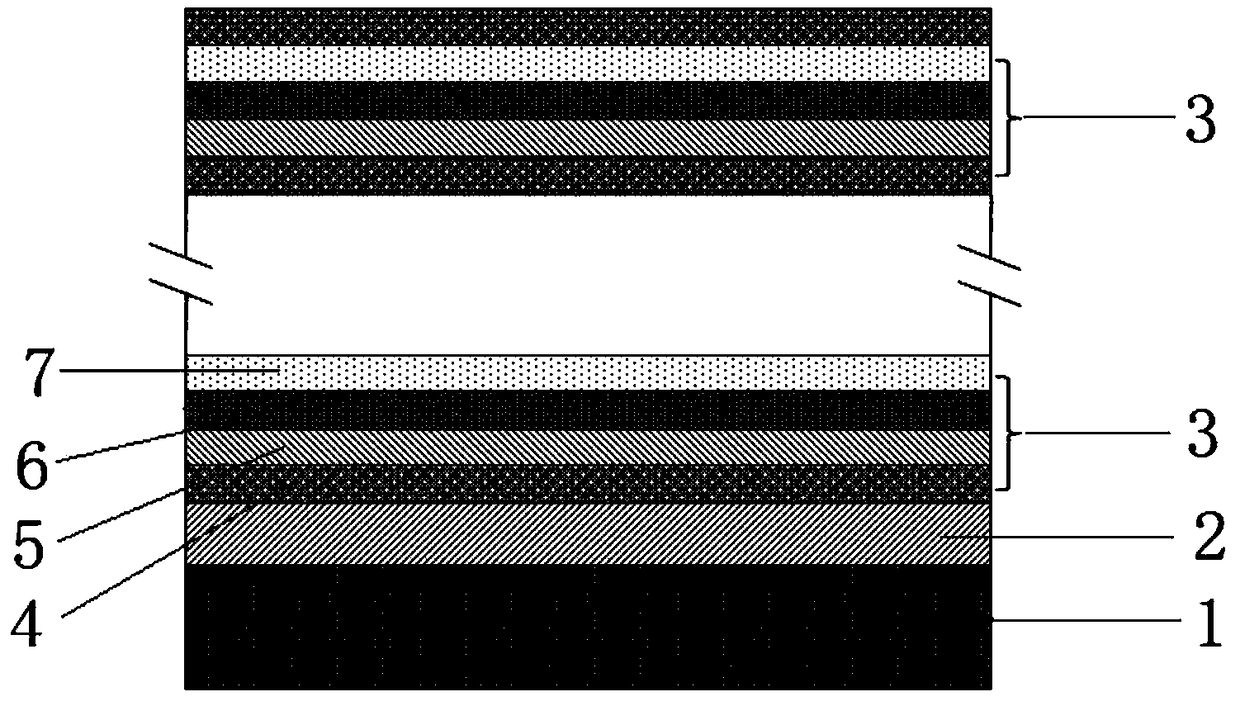 WSx/Me/a-C/Me nanometer multi-layer structure solid lubricating film and preparation method thereof