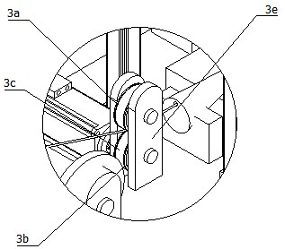 A lollipop automatic stringing machine