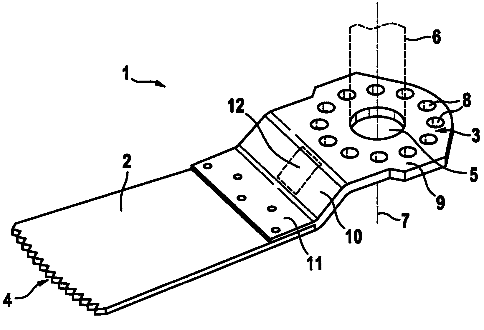 Rotary oscillation cutting tool for a machine tool