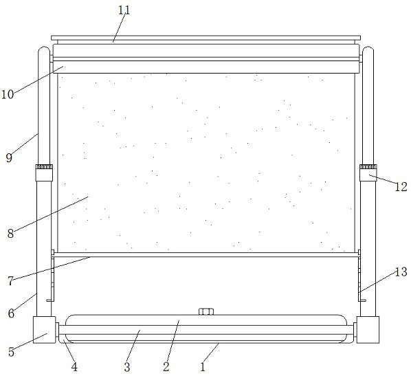 A curtain bracket for automatic control teaching