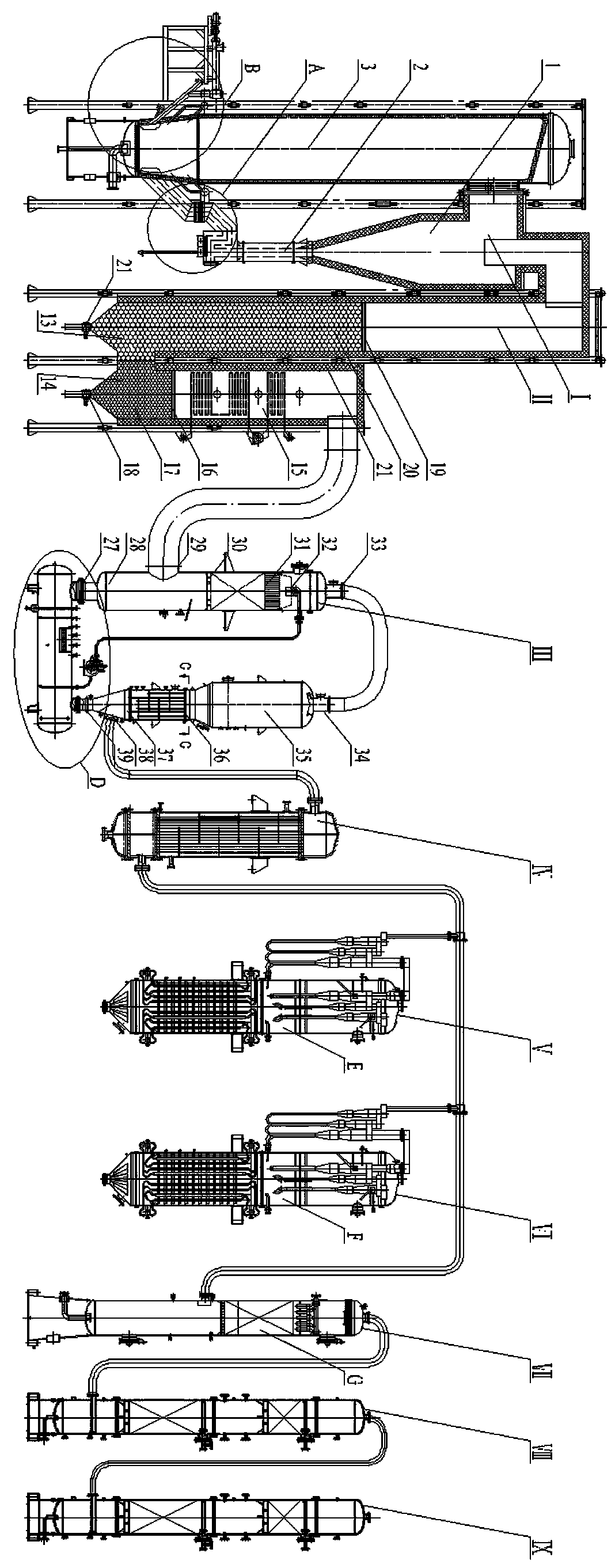 Anhydrous hydrogen fluoride preparation process