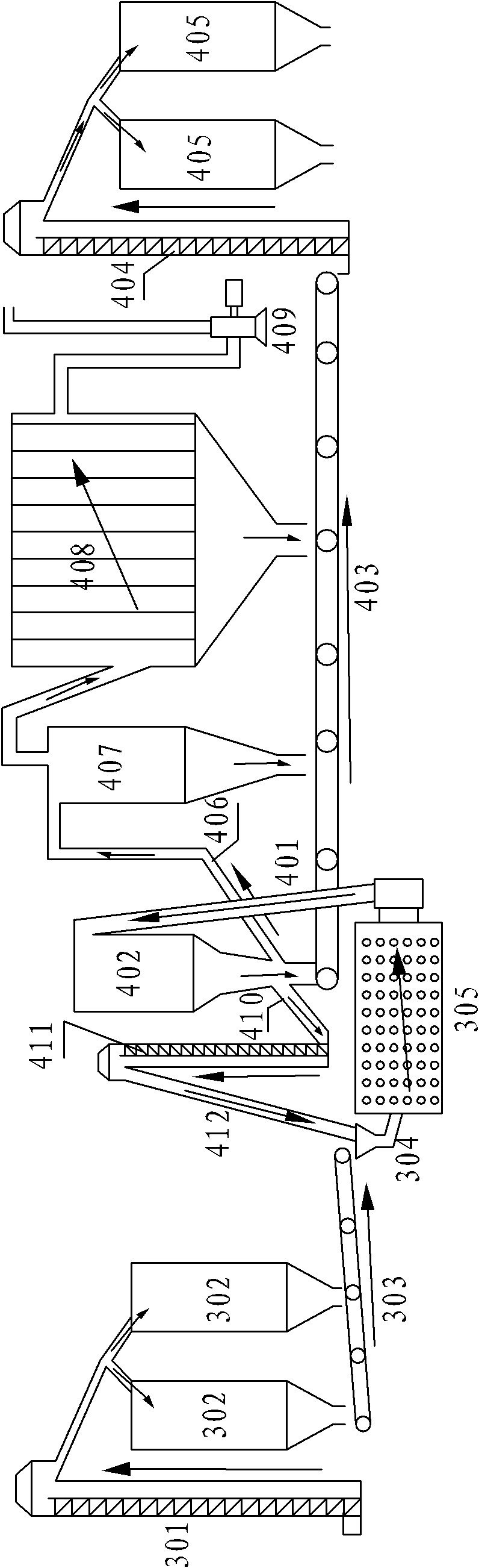 Carbide slag powdering process and system