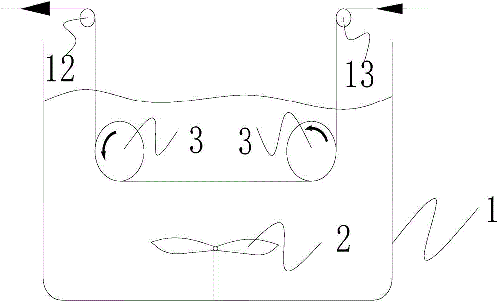 Pretreatment device for printing and dyeing production line and printing and dyeing production