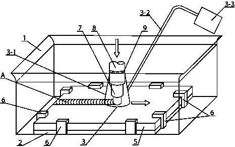 Hydrogen production method and device based on aluminum or magnesium underwater stir friction welding process