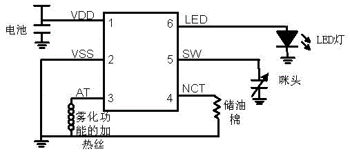 Novel electronic cigarette with tobacco tar detecting function