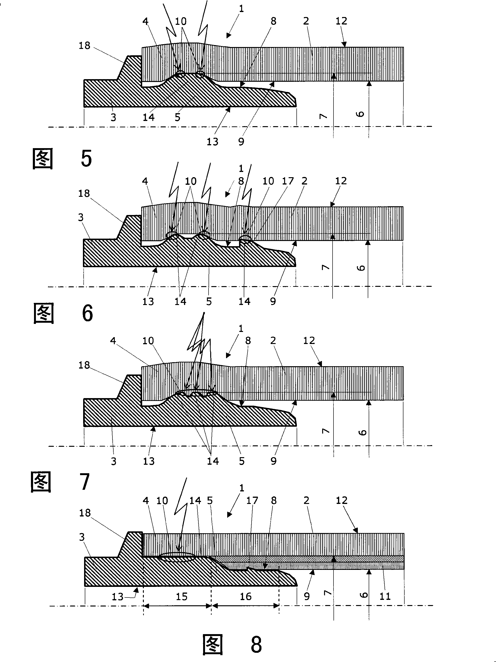 Laser welding connection of plastic pipe and other plastic parts