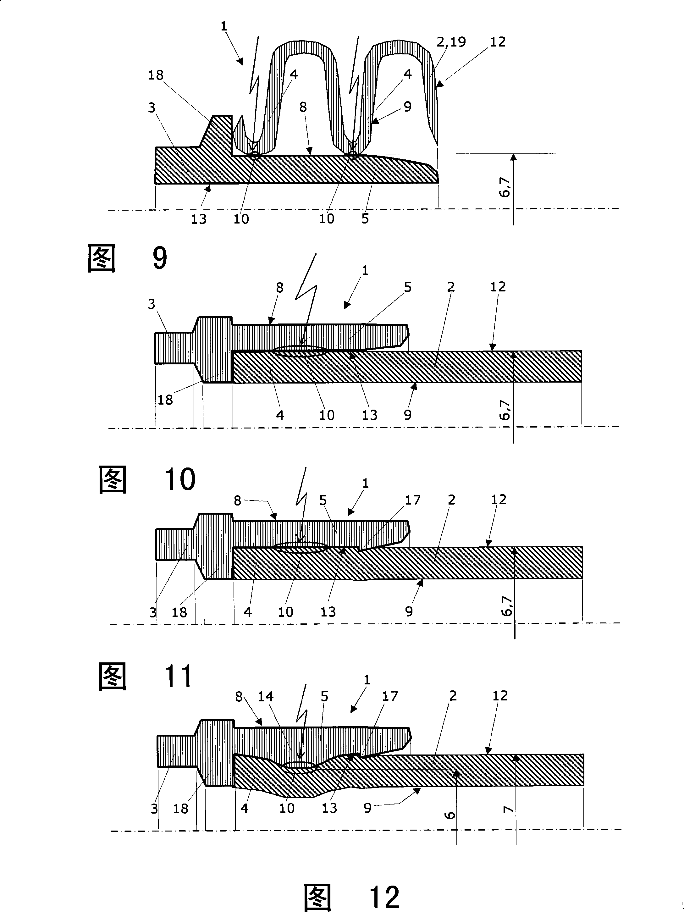 Laser welding connection of plastic pipe and other plastic parts