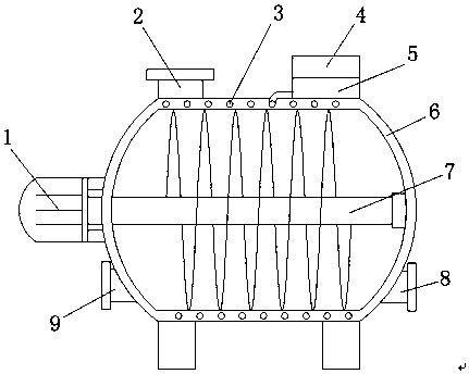 Energy-saving environment-friendly type cereal drying machine