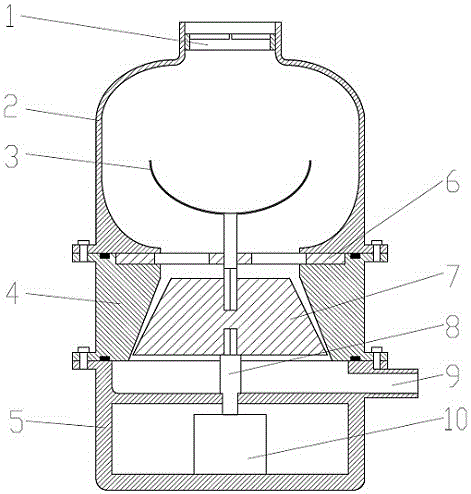 Efficient kitchen garbage disposer