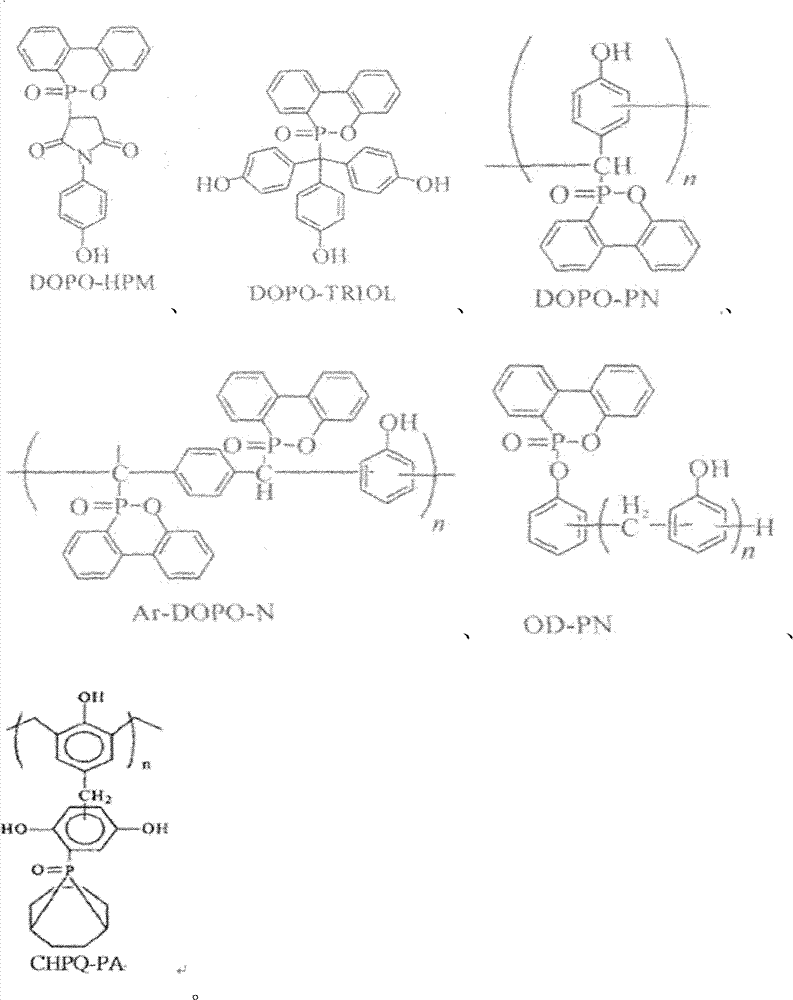 Halogen-free flame-retardant epoxy resin composition, and adhesive film and copper-clad plate prepared from same