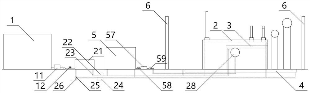 Oil control device and method for solid fire test of extra-high voltage alternating-current transformer