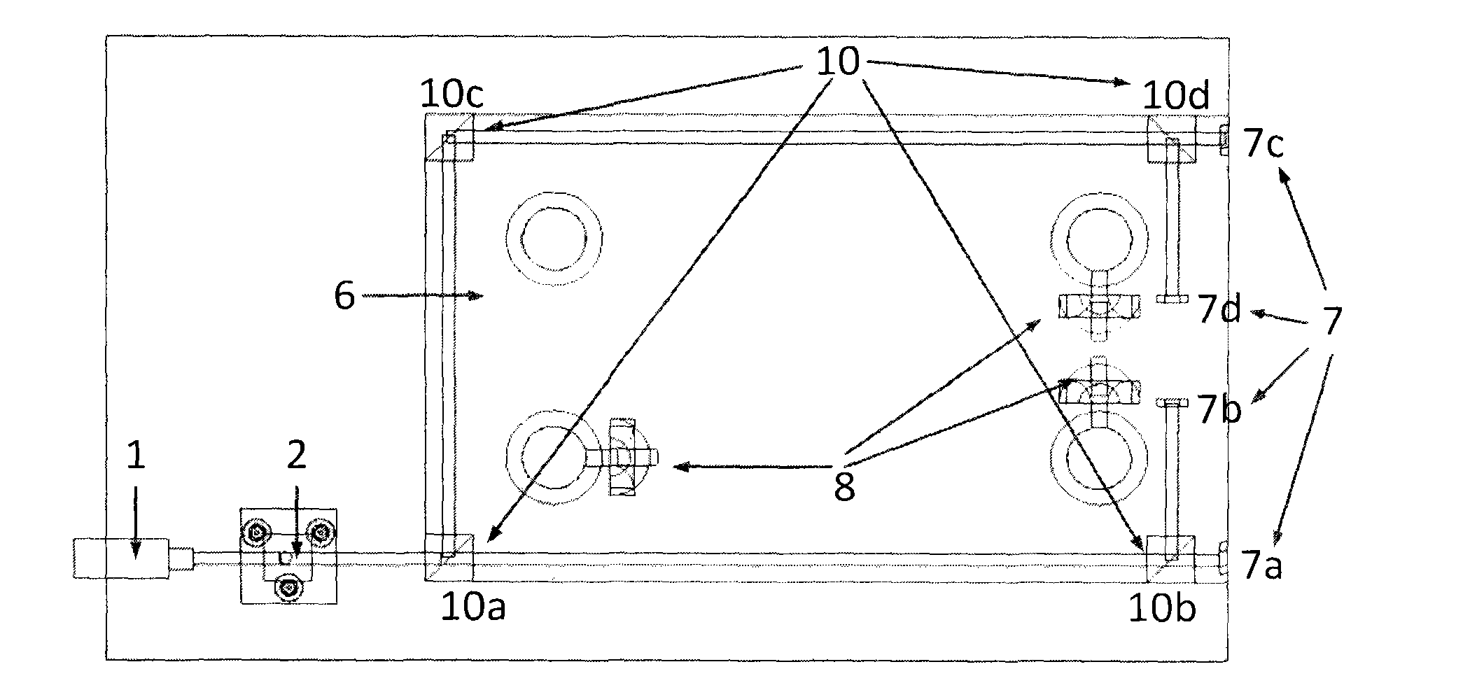 Air spring vibration isolation platform based on floatation zero position reference and laser auto-collimation measurement