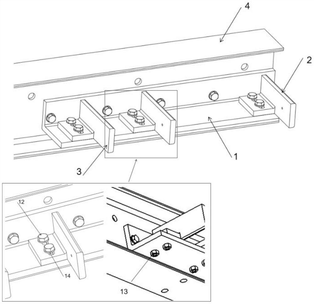 Laser docking monitoring device of auxiliary platform docking system