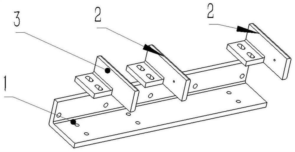 Laser docking monitoring device of auxiliary platform docking system