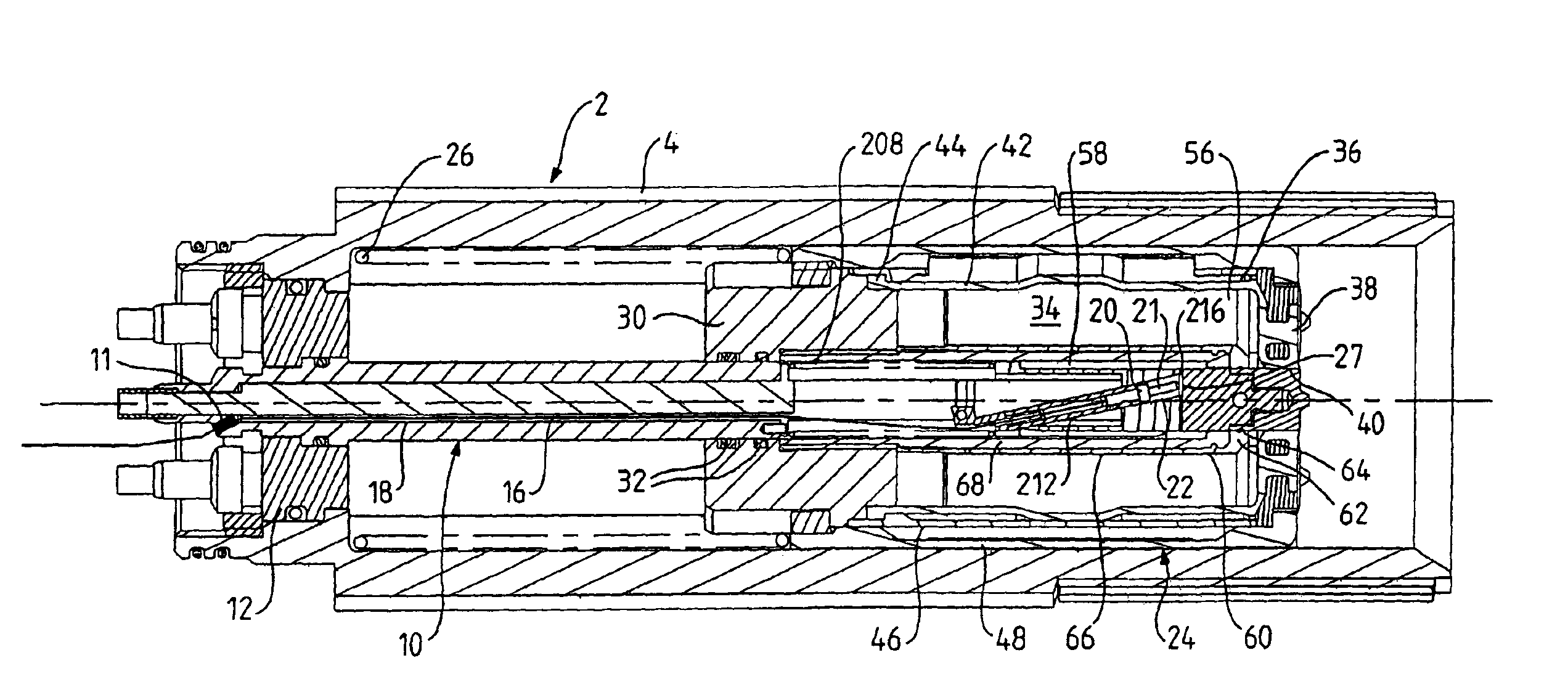 Connector for making an optical connection underwater