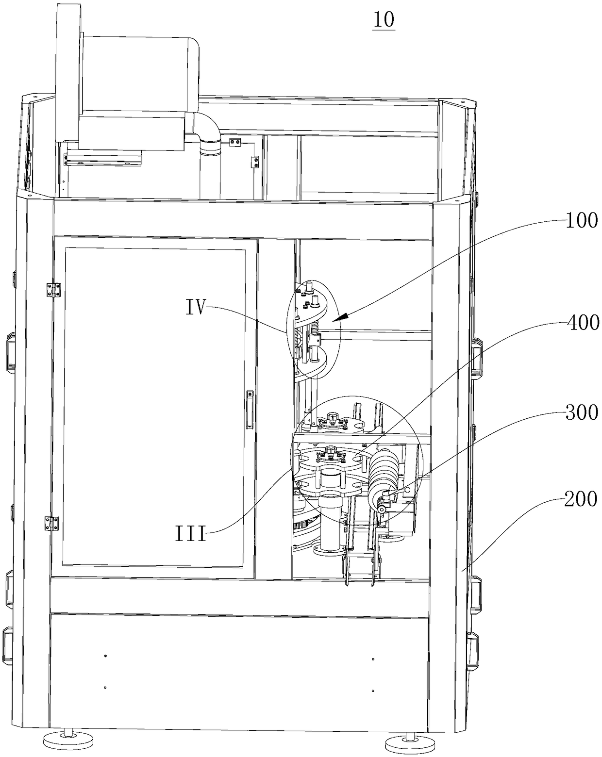 Rotating type bottle drying machine and rotating type bottle drying system