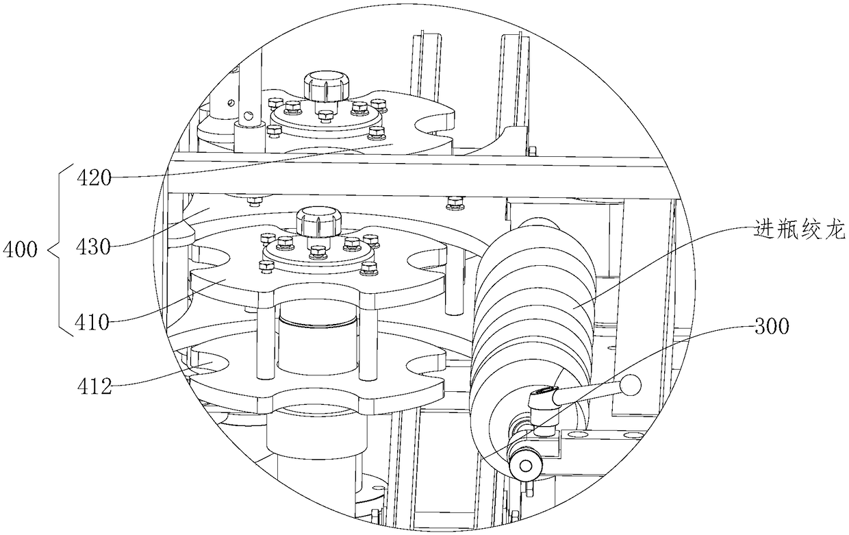 Rotating type bottle drying machine and rotating type bottle drying system