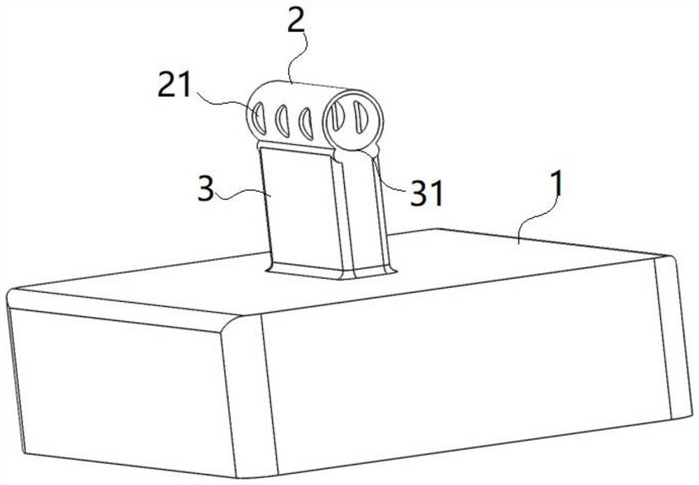 Integrated primary ankle joint tibial plateau prosthesis