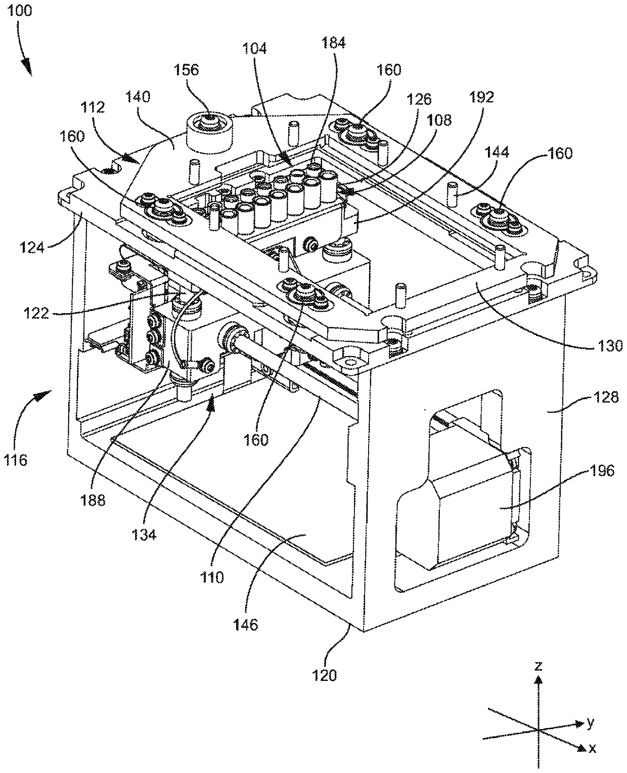 Sample processing apparatus with integrated heater, shaker and magnet