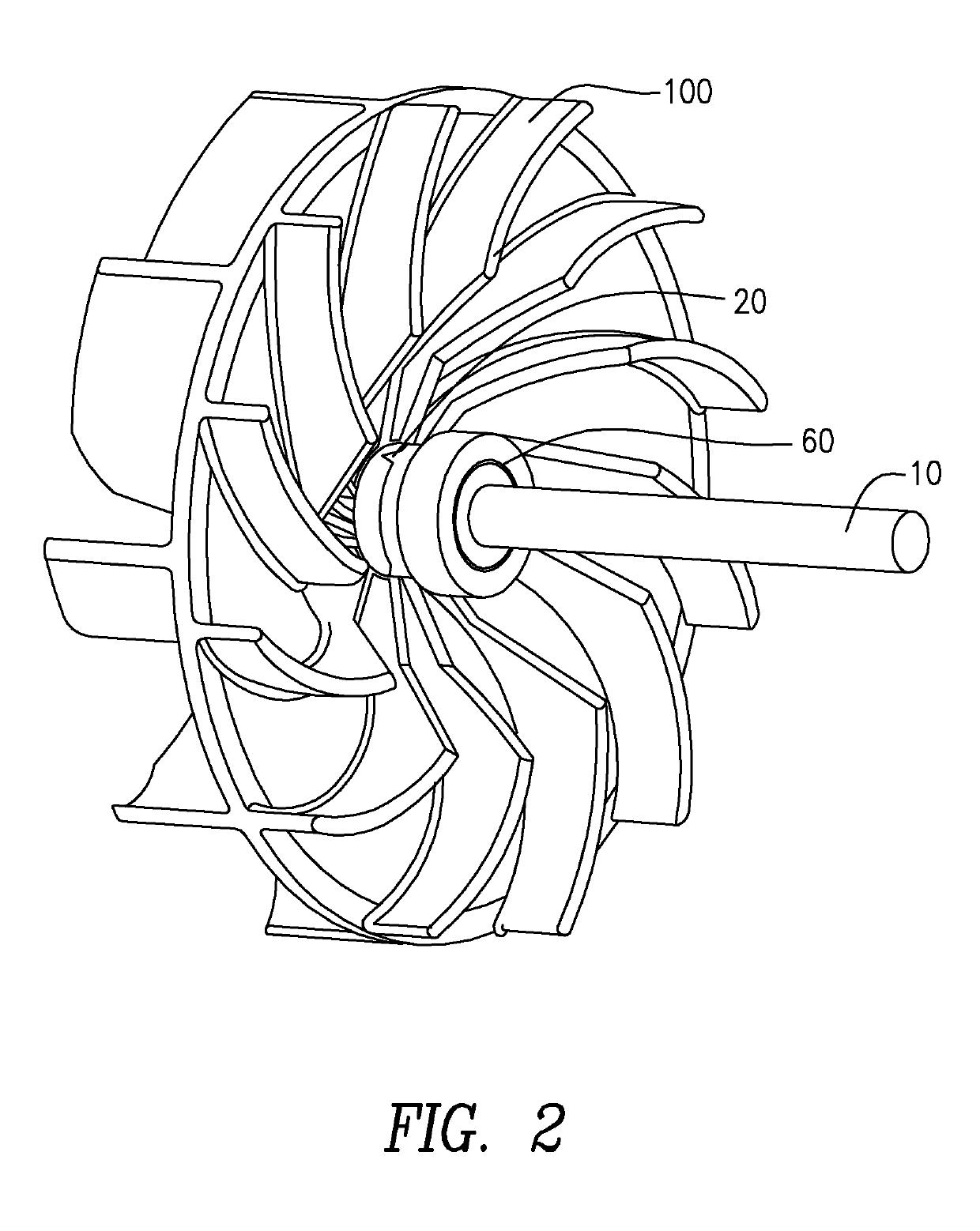 Methods and apparatus for mounting an impeller with positional repeatability