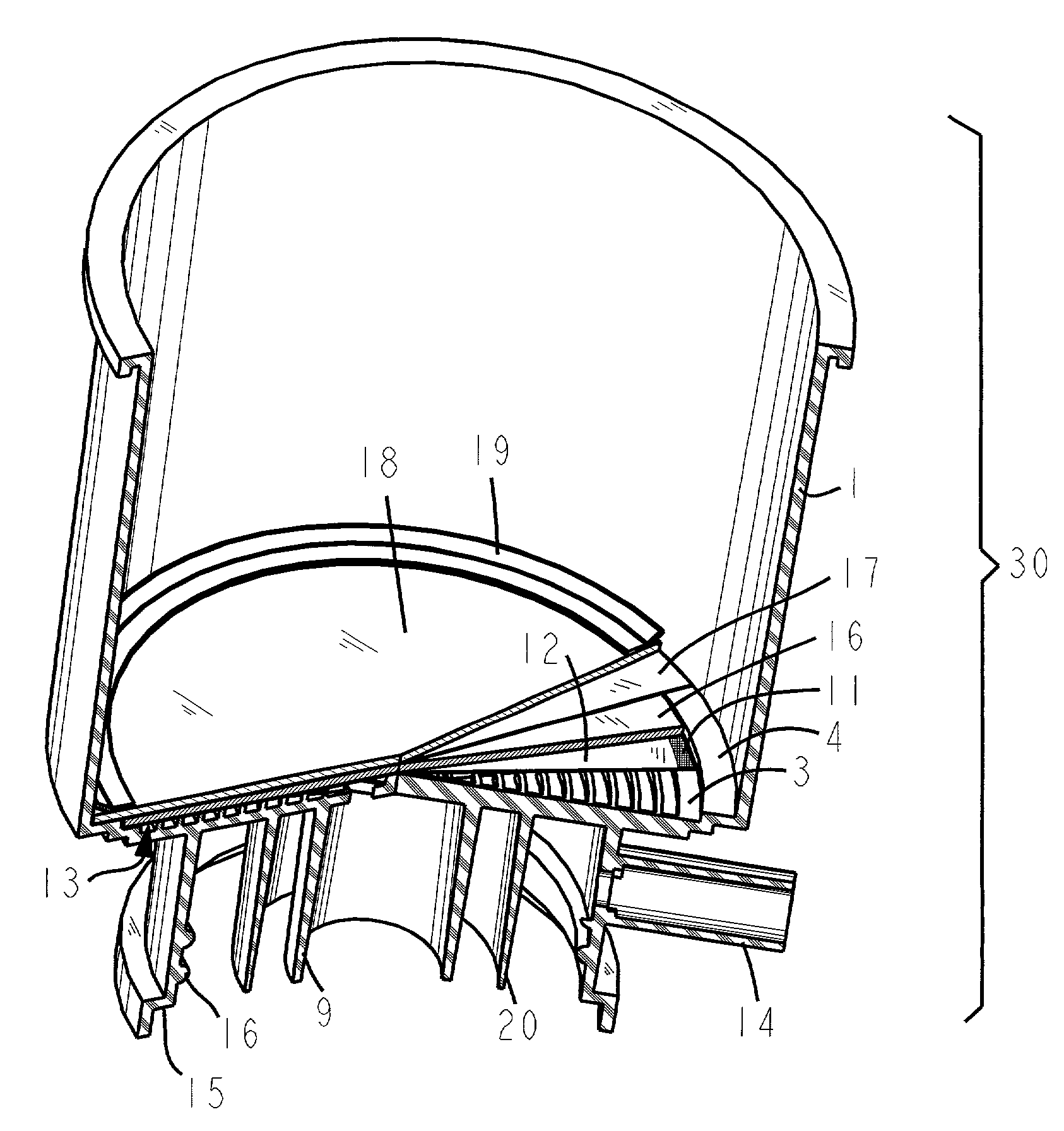 Disposable vacuum filtration funnel with integral prefilter