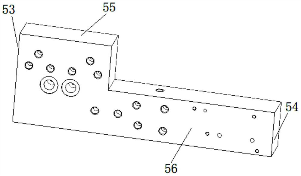 Special clamp suitable for L-shaped valve body machining and machining method