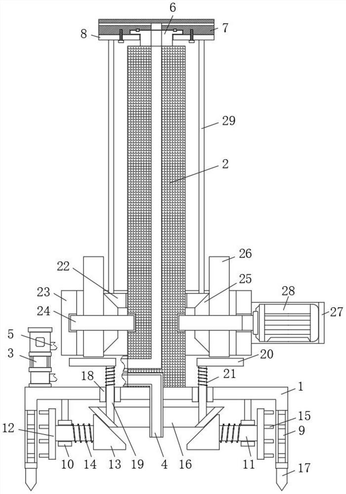 Bird repelling device for rice planting