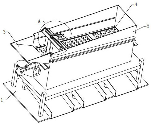 Chinese chestnut screening device