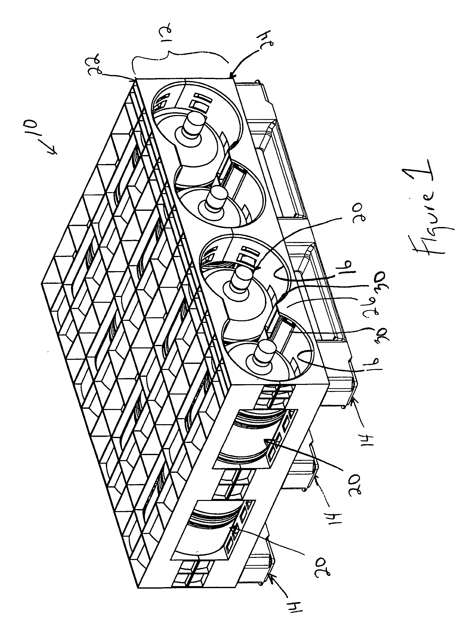 Rack for containers