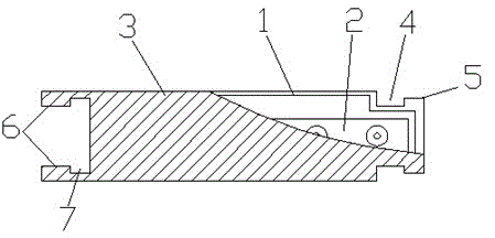 Assembling type strip-shaped LED lamp