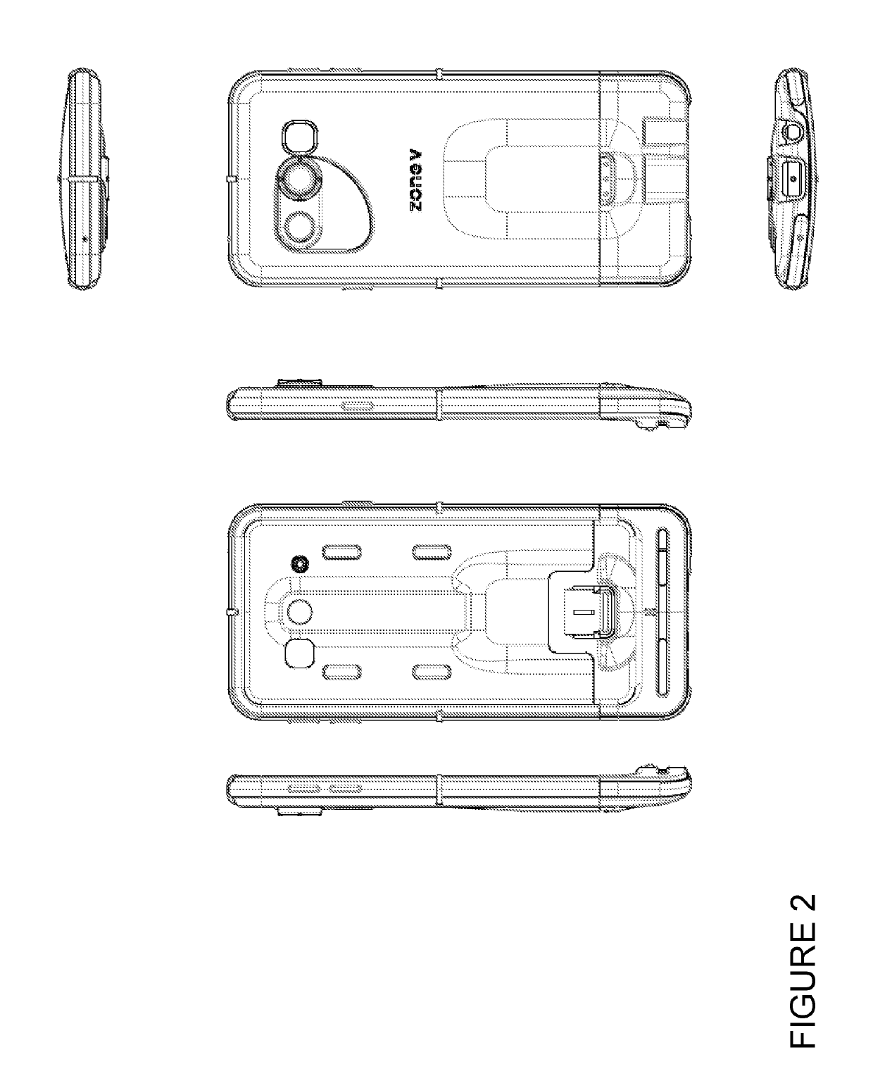 Smartphone accessory for visually impaired or elderly users