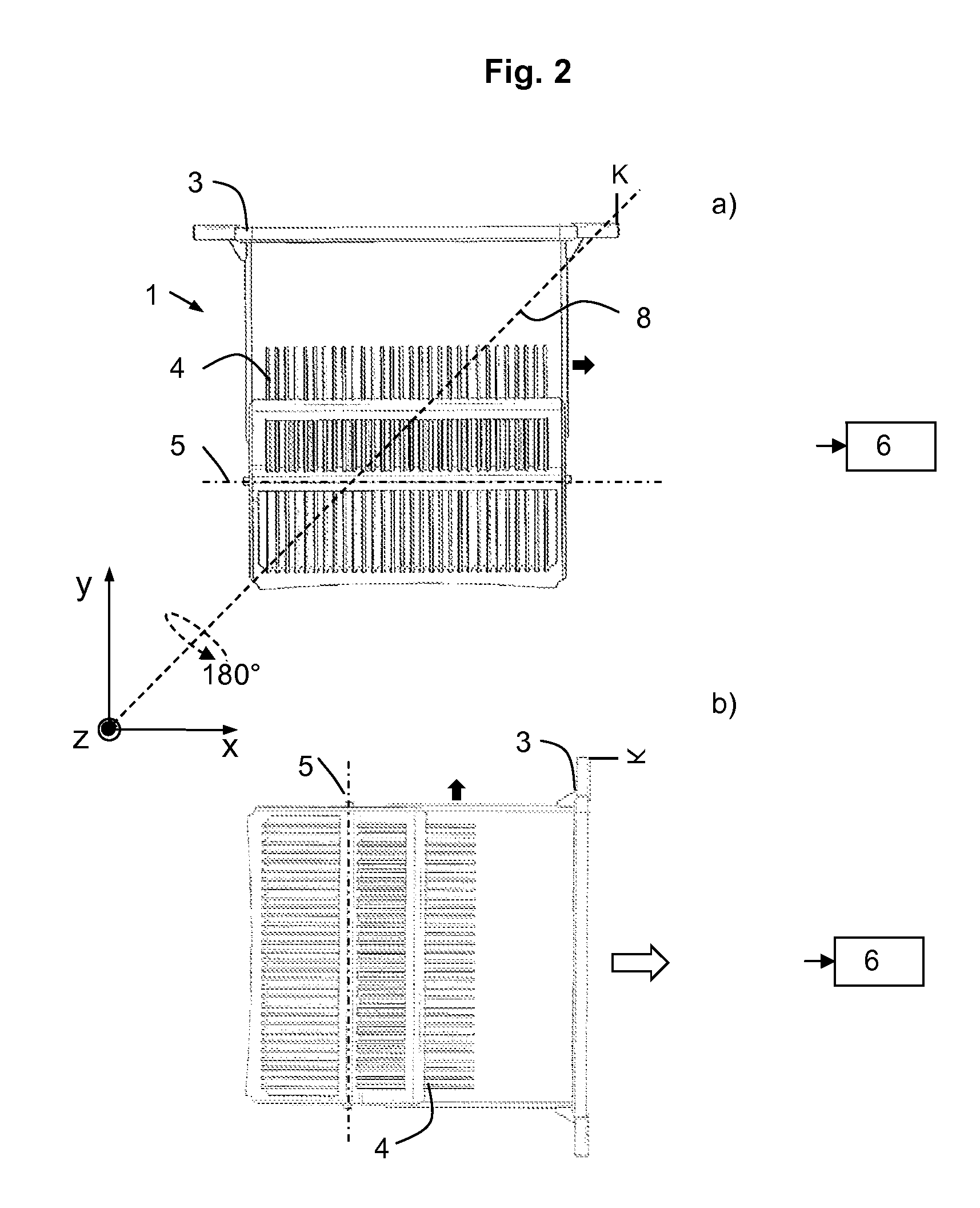 Apparatus and method for turning racks