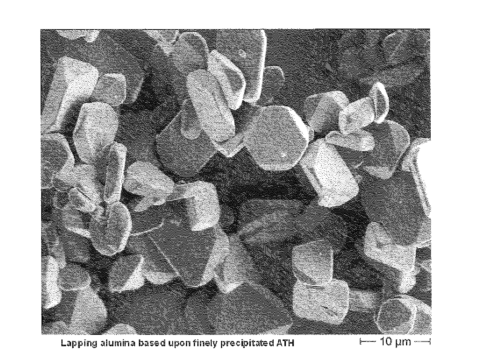 Production Method of a Novel Polishing Alumina