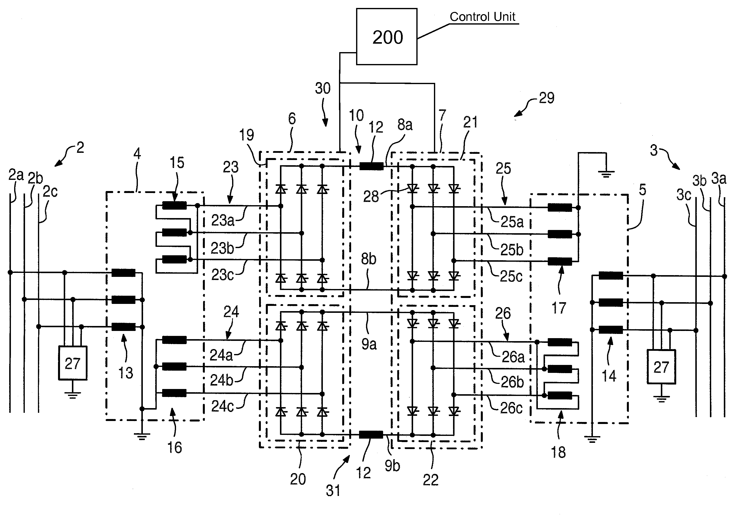 Twelve-pulse HVDC transmission