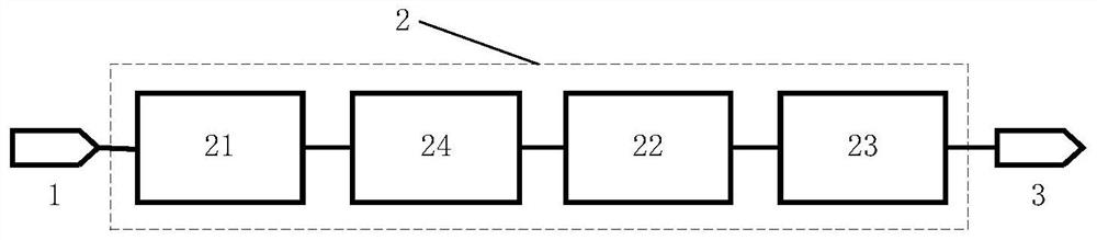 A voltage type collision detection circuit