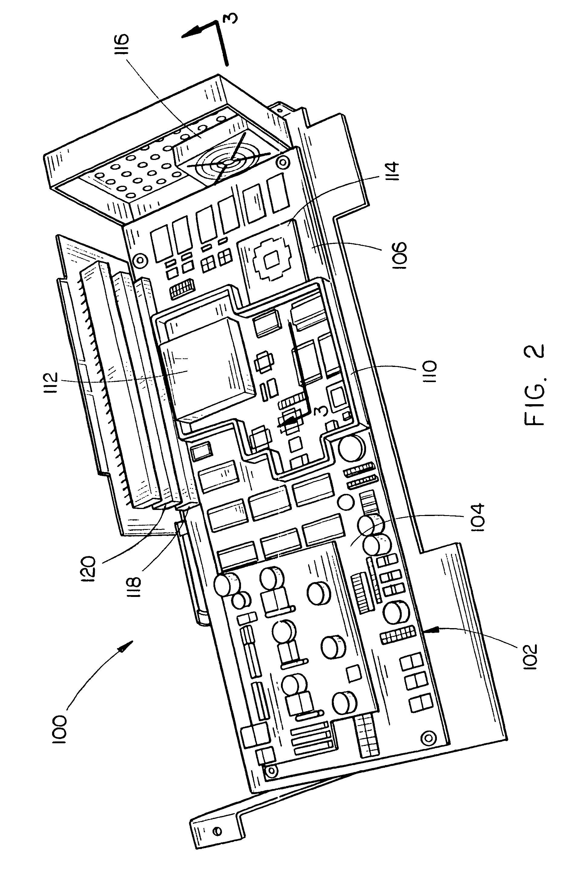 Airflow guides using silicon walls/creating channels for heat control