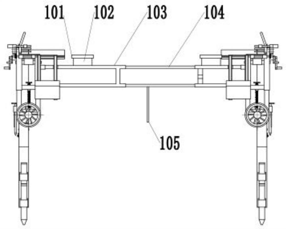 An underground power pipeline transfer device