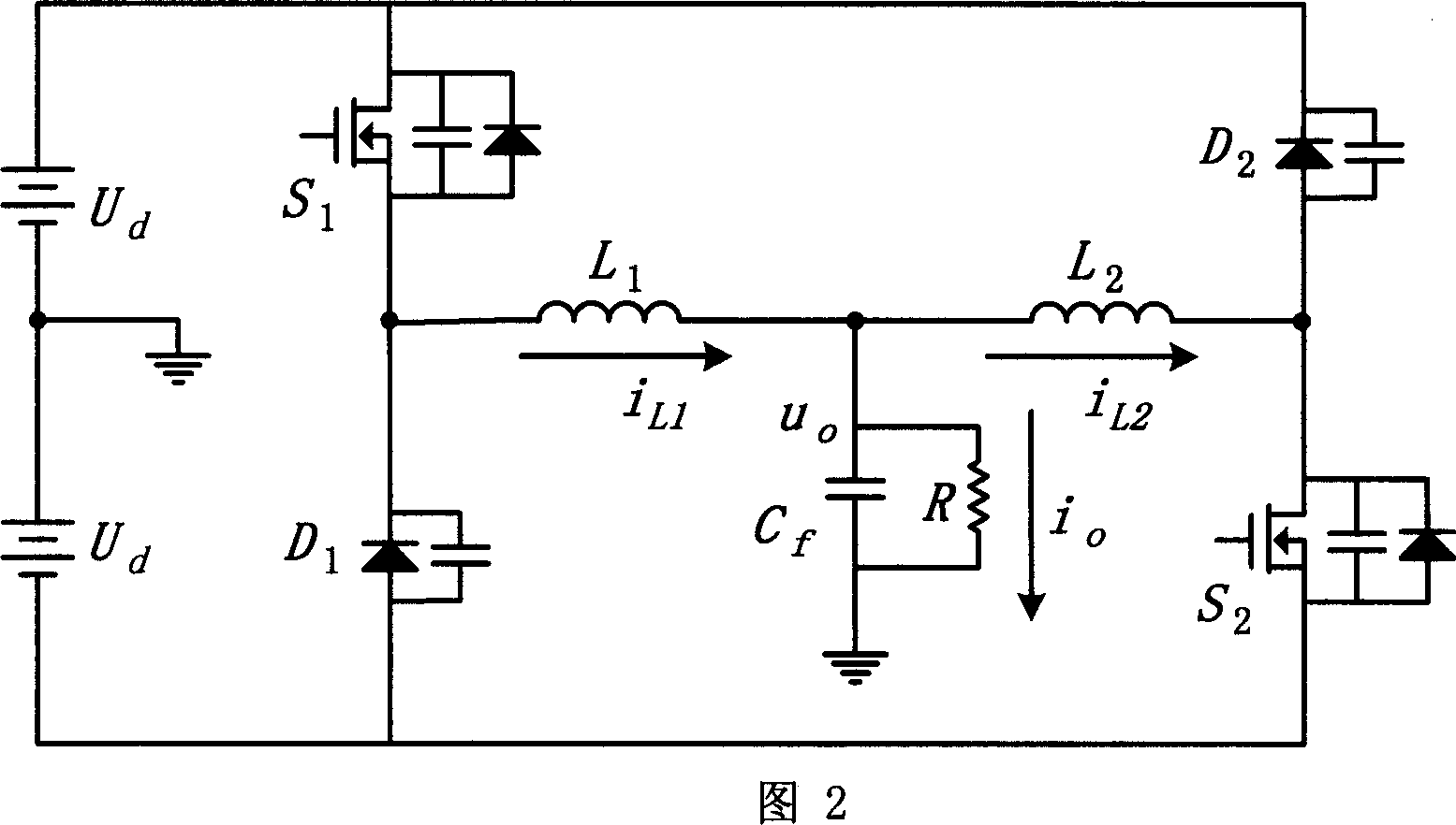 Three-level double step-down full bridge inverter