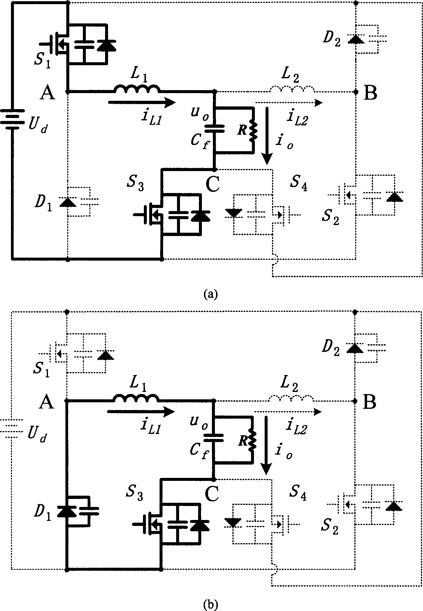 Three-level double step-down full bridge inverter