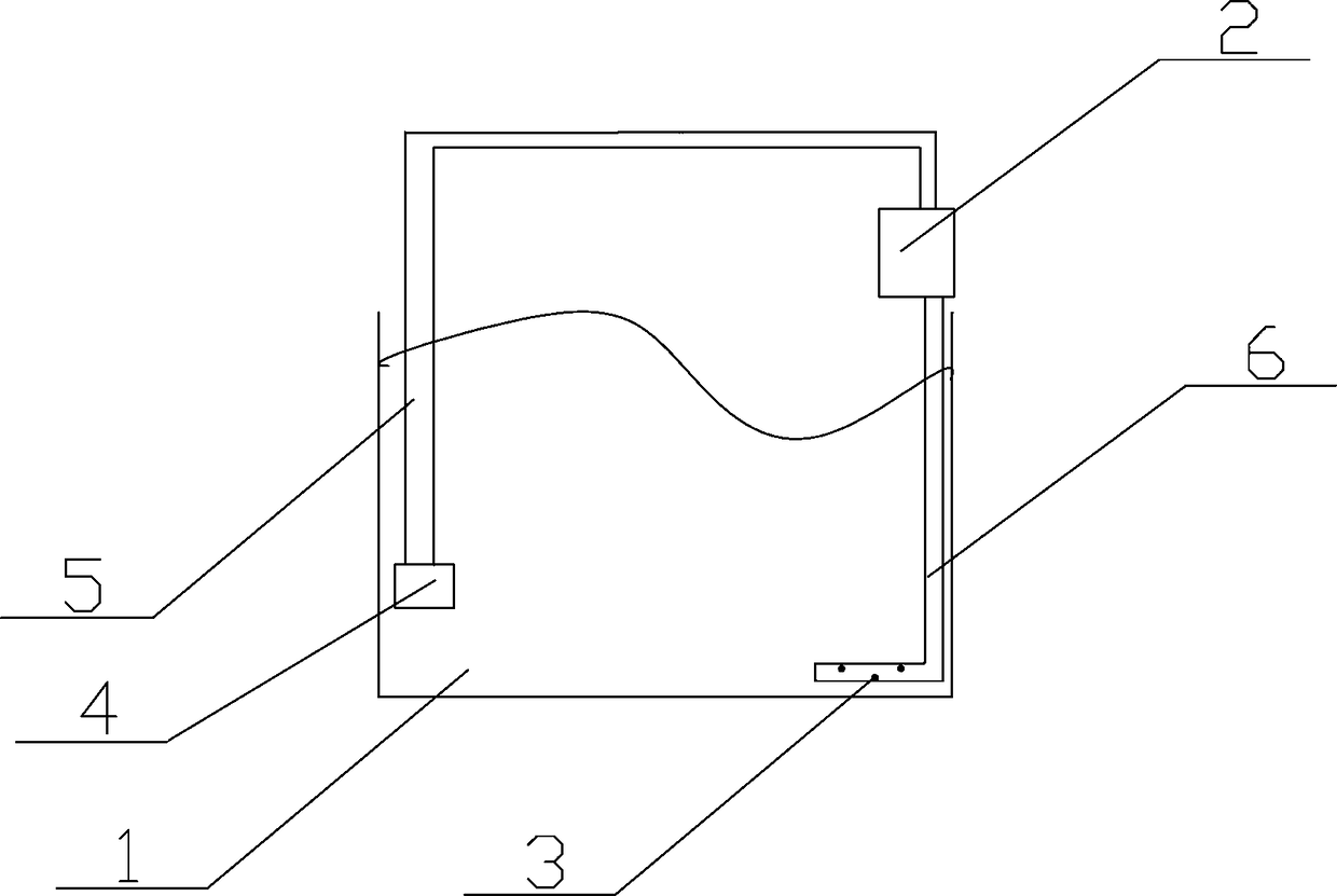 Sewage treatment process with aerating above liquid surface