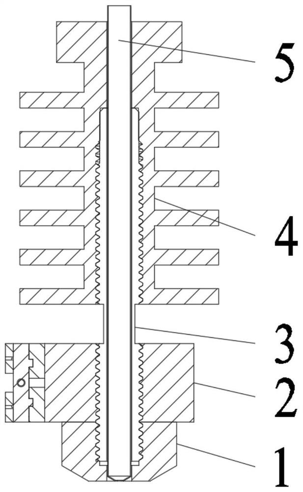 3D printer discharging mechanism convenient to disassemble and maintain