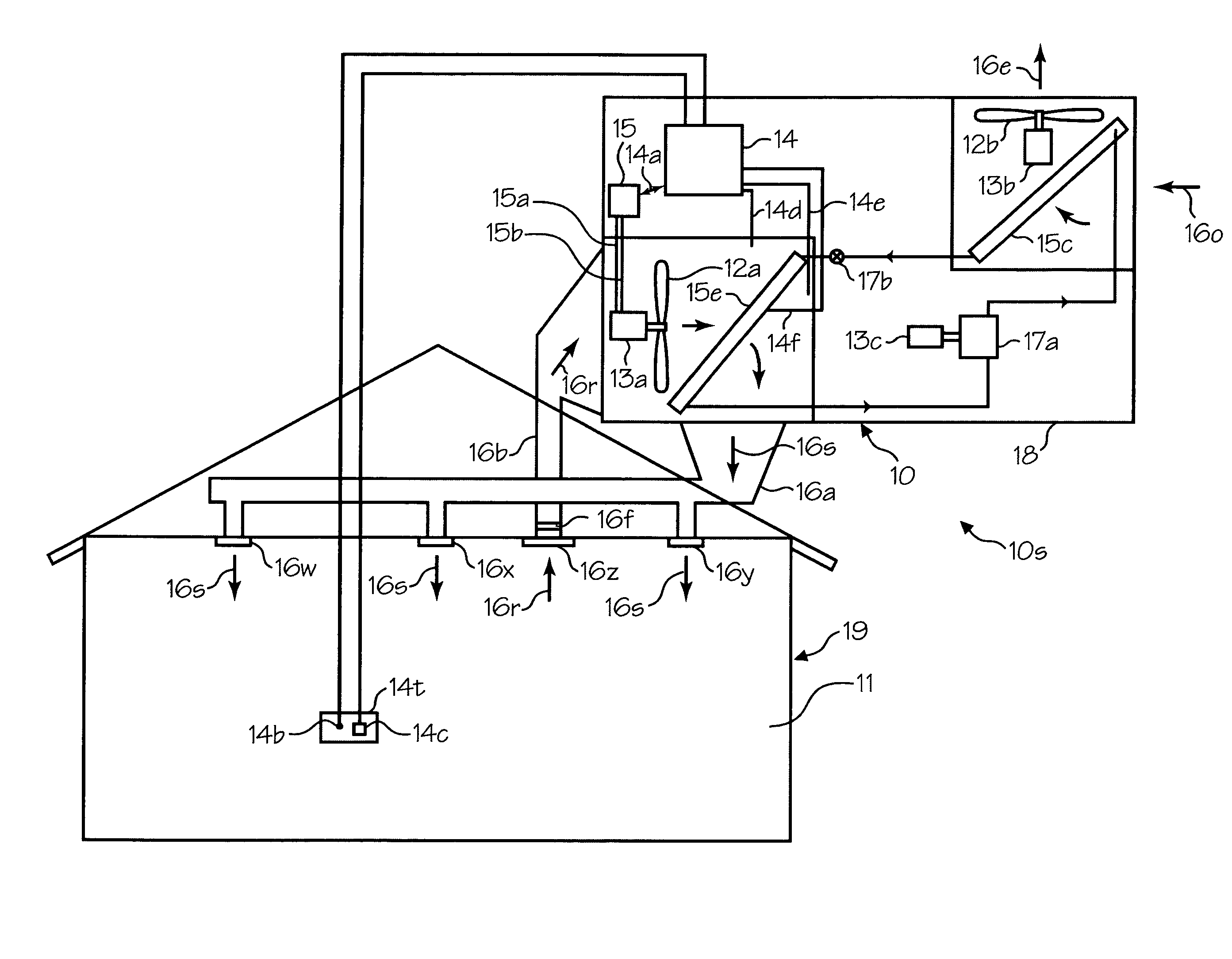 Temperature control in variable-capacity HVAC system