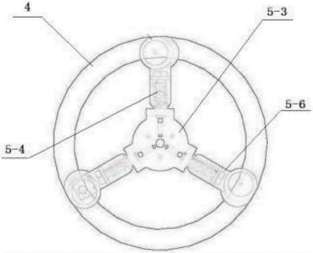 Helical driving structure for gun barrel duct cleaning robot