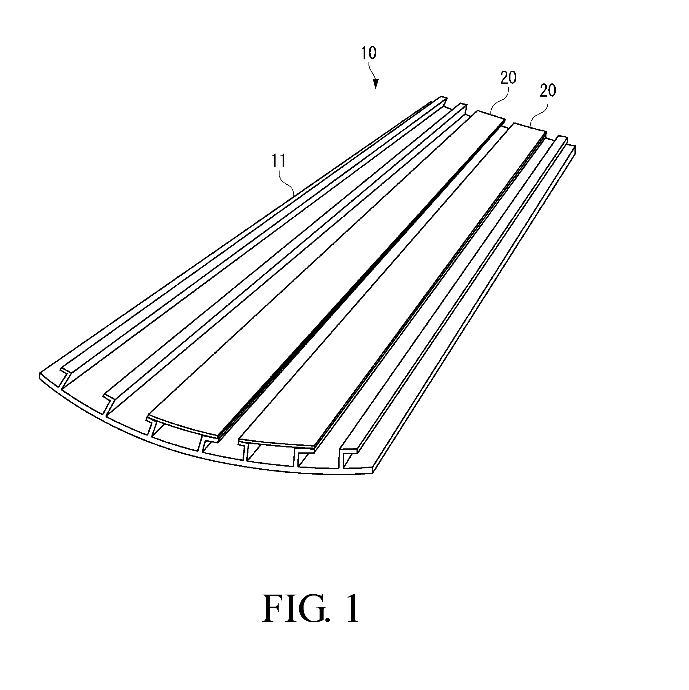 Vent stringer and aircraft main wing