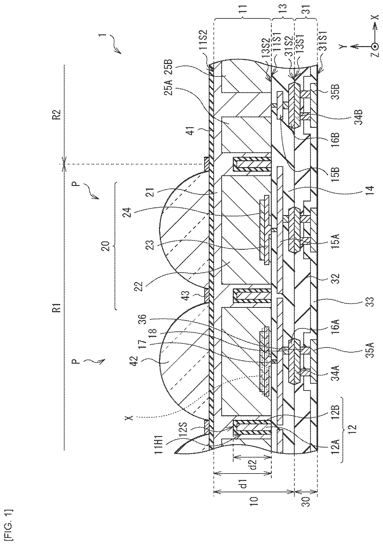 Sensor chip and distance measurement device