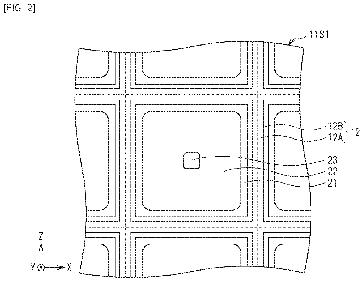 Sensor chip and distance measurement device