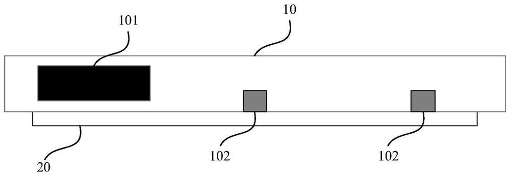 Sound cavity support and terminal device