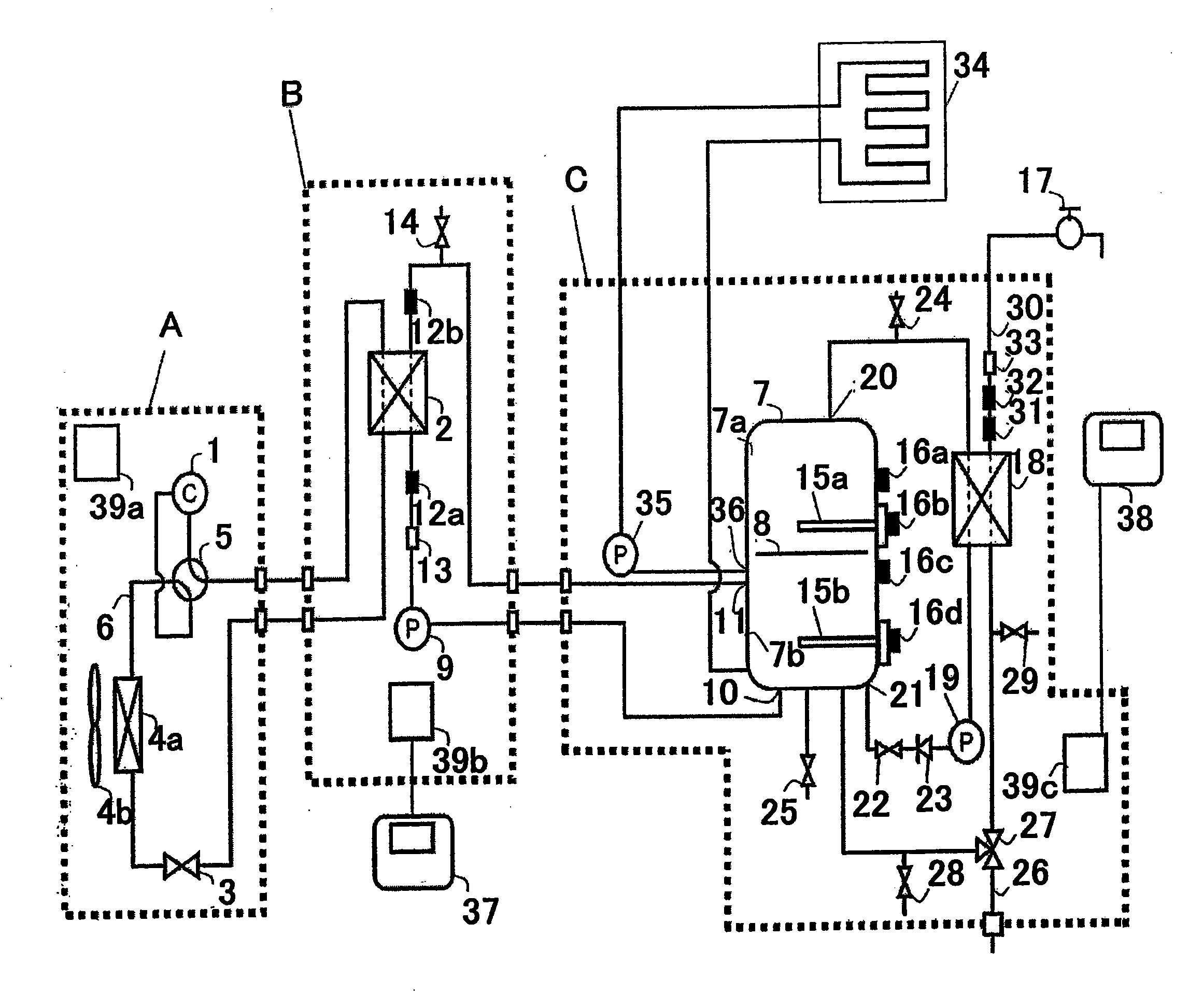 Heat pump type hot-water heater