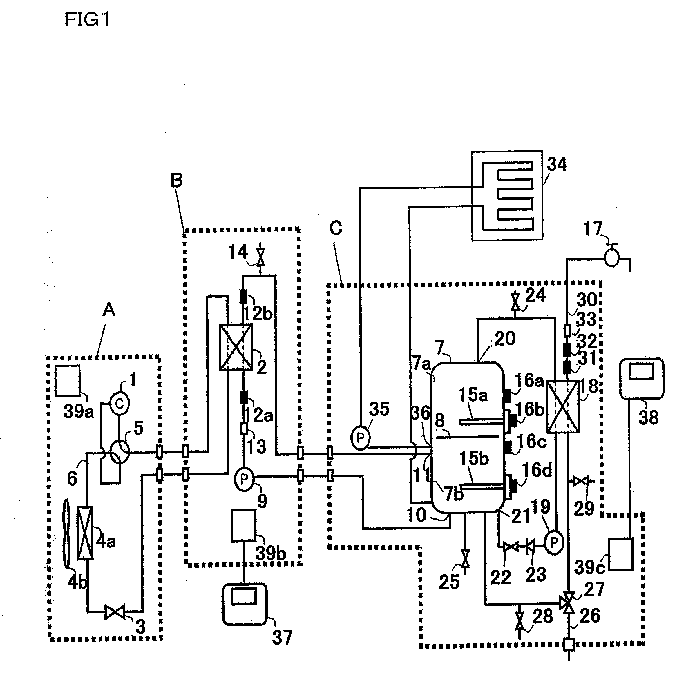 Heat pump type hot-water heater