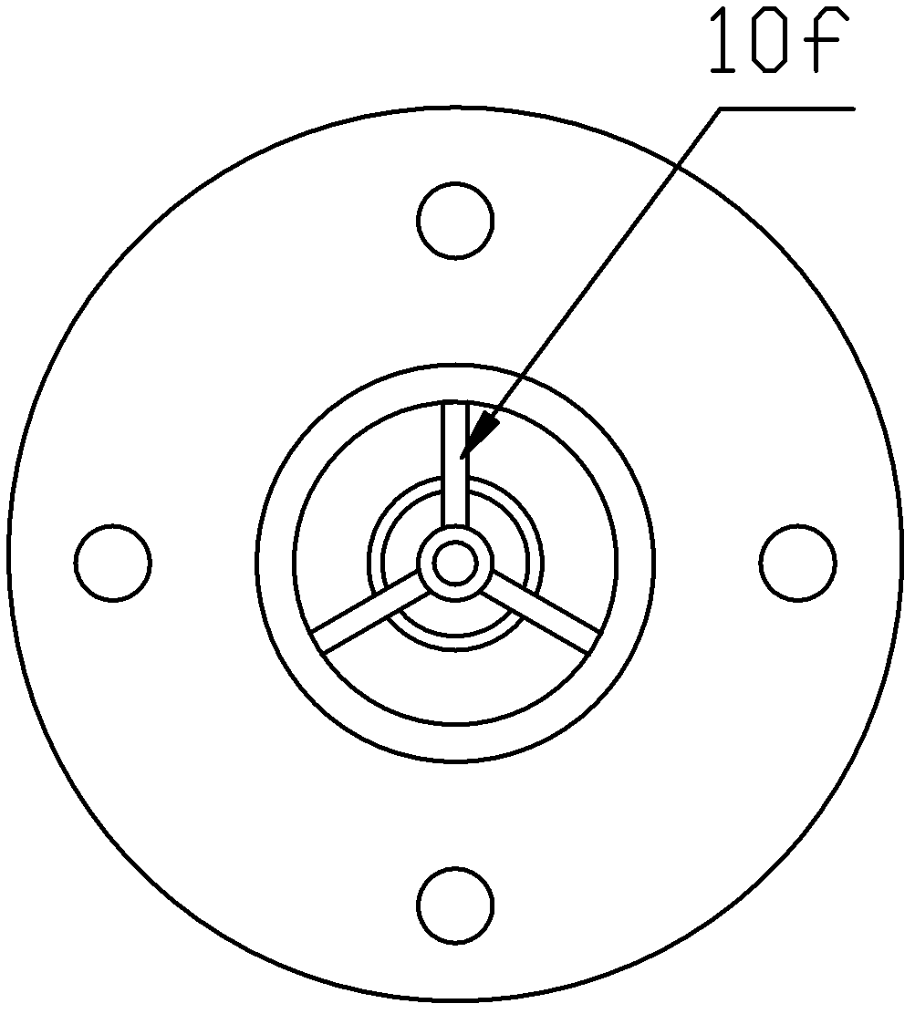 Gas-liquid two-phase self-adaption constant flow distributor